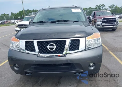 2012 Nissan Armada Platinum z USA, uszkodzony, nr VIN 5N1BA0NFXCN608503